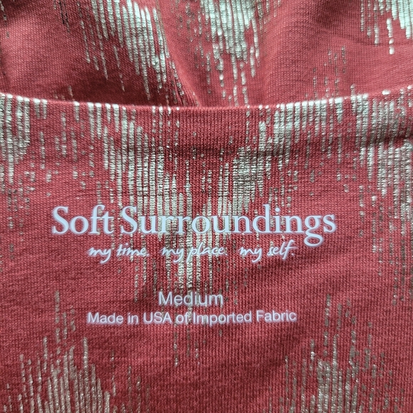 Soft Surroundings Alessandra Chevron Maxi Dress M - Picture 10 of 10